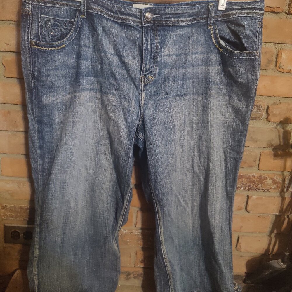 NWT Ladies Plus Size Venezia Jean Capris